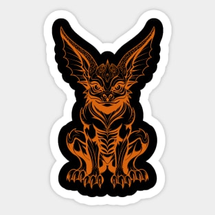 Cute Gargoyle Mythical Beast Sticker